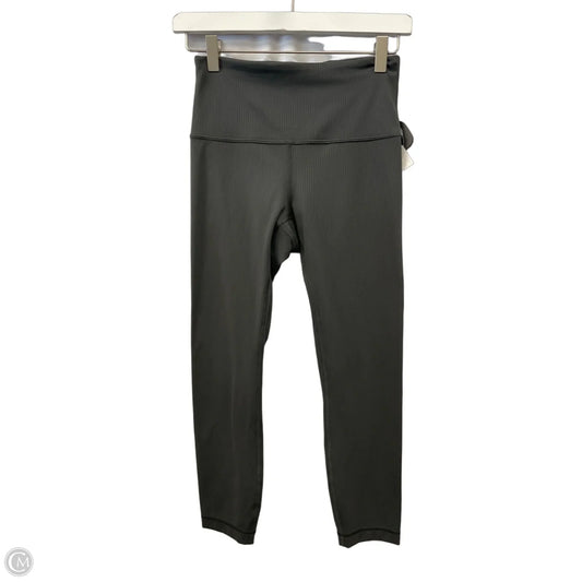 Athletic Leggings By Lululemon In Grey, Size: S