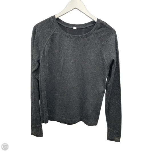 Athletic Top Long Sleeve Crewneck By Clothes Mentor In Black, Size: M
