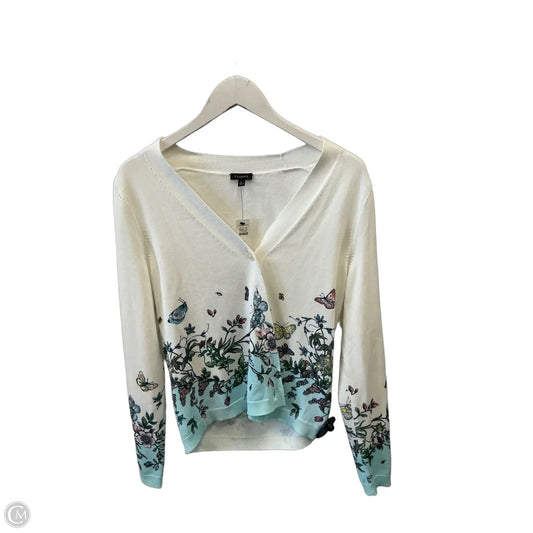 Sweater Cardigan By Talbots In Multi-colored, Size: M