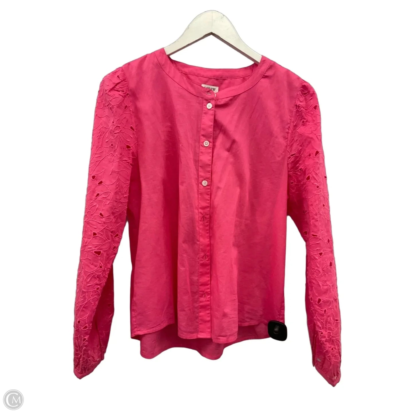 Top Long Sleeve By J. Crew In Pink, Size: M