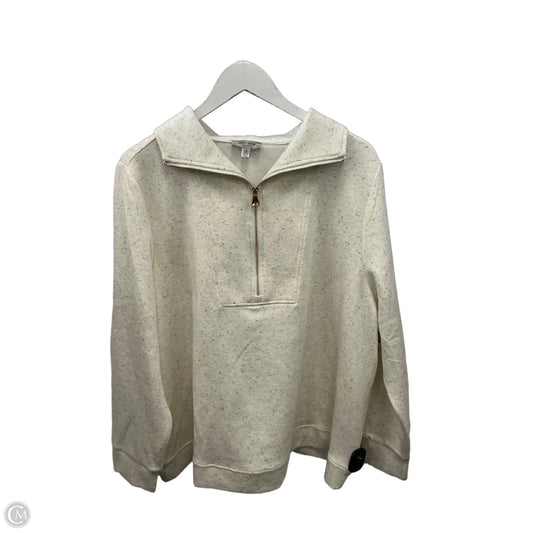 Sweatshirt Collar By Cable And Gauge In Cream, Size: 2x