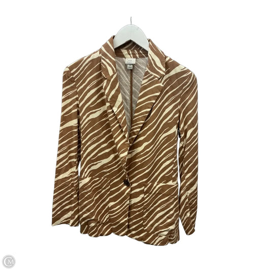 Blazer By A New Day In Brown & Cream, Size: Xs