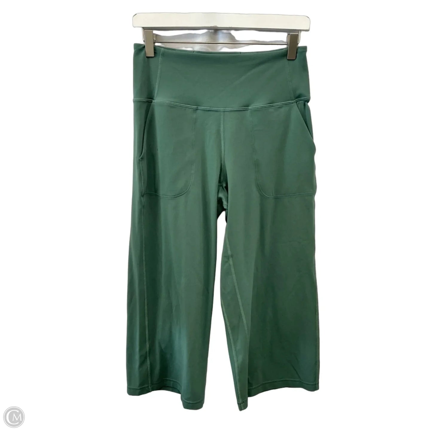 Athletic Capris By Lululemon In Green, Size: 8