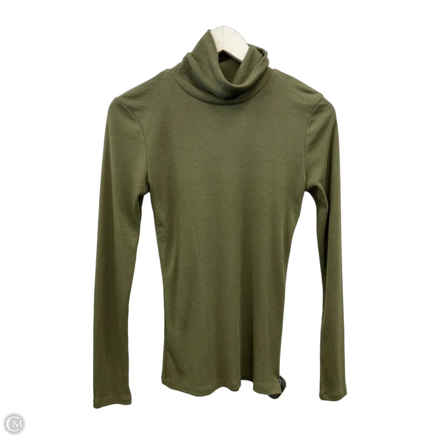 Top Long Sleeve By Derek Heart In Green, Size: M