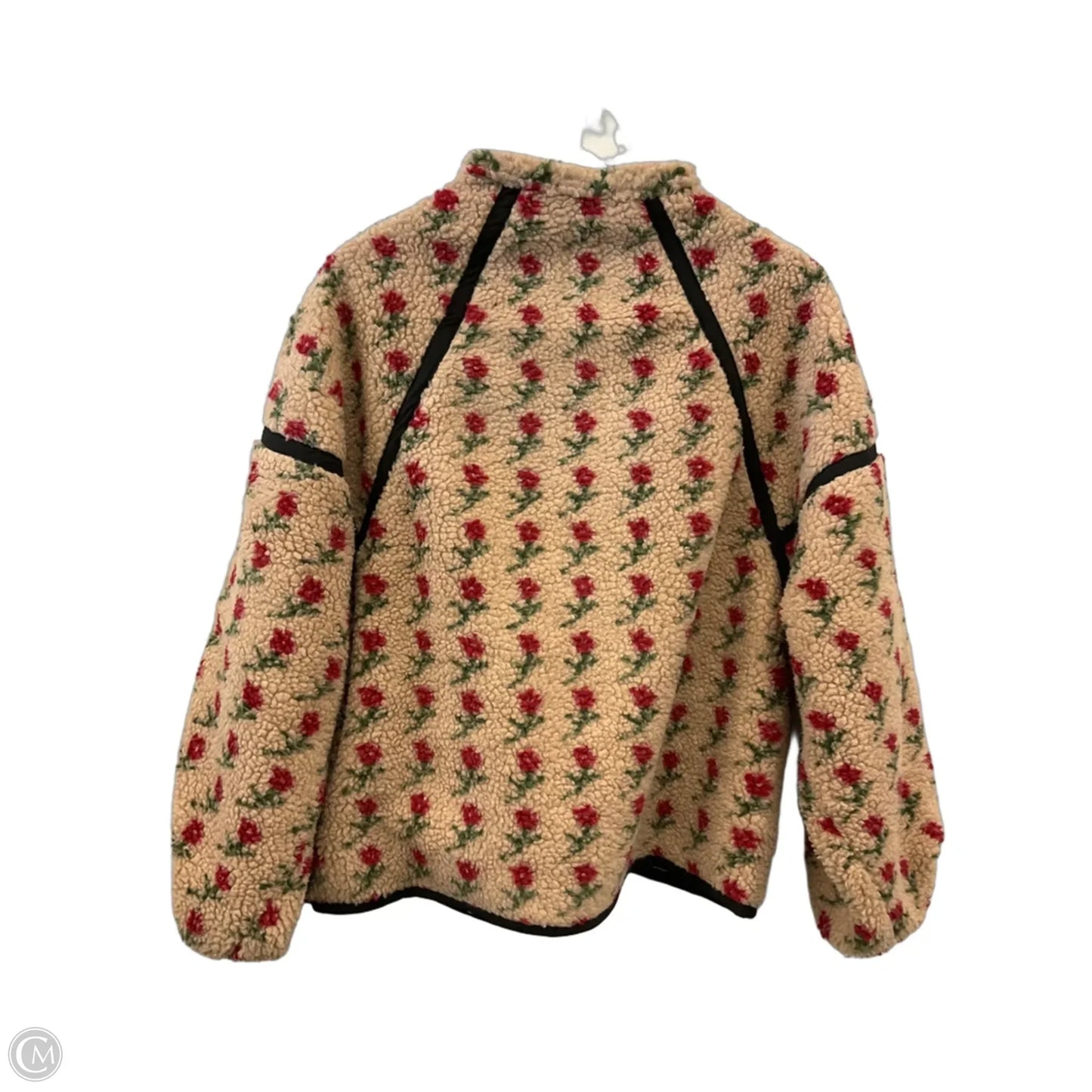 Sweatshirt Crewneck By Vici In Tan, Size: Xs