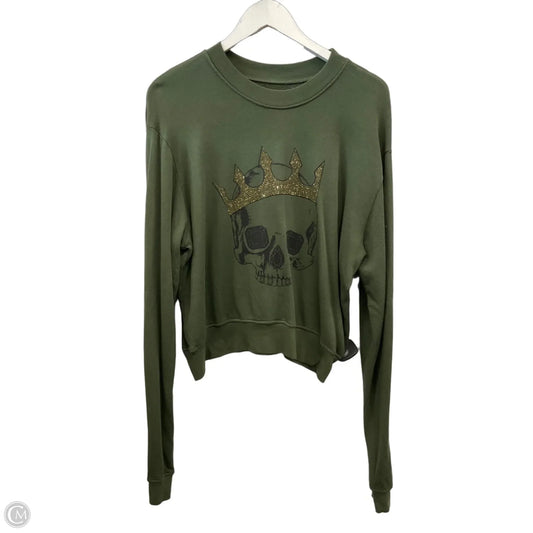 Top Long Sleeve By Clothes Mentor In Green, Size: S