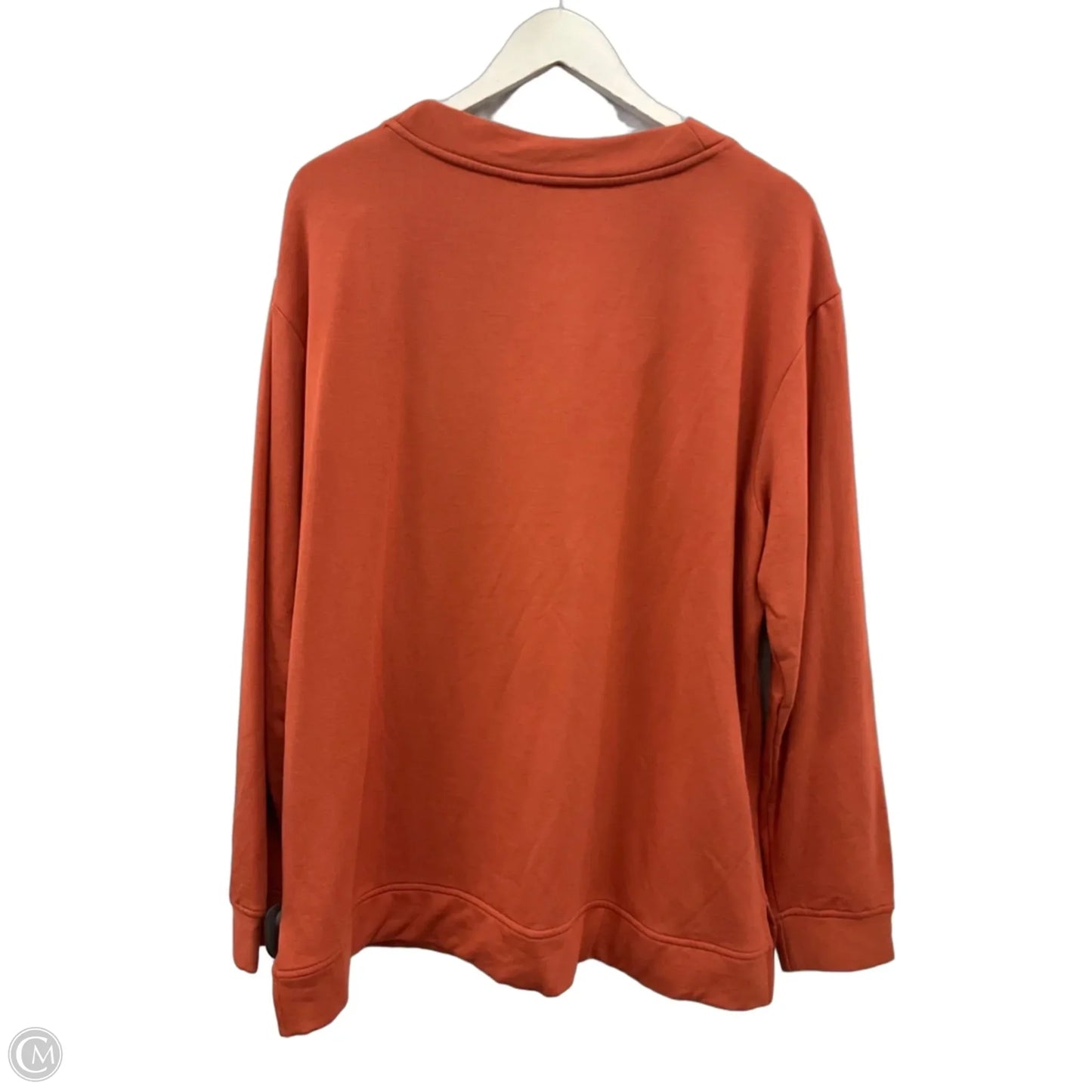 Sweatshirt Crewneck By Orvis In Orange, Size: Xl