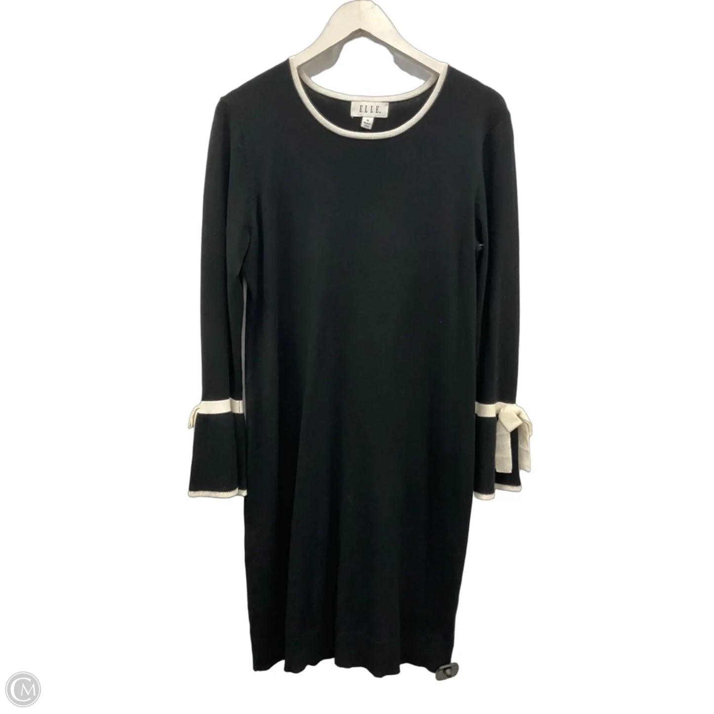Dress Sweater By Elle In Black, Size: M