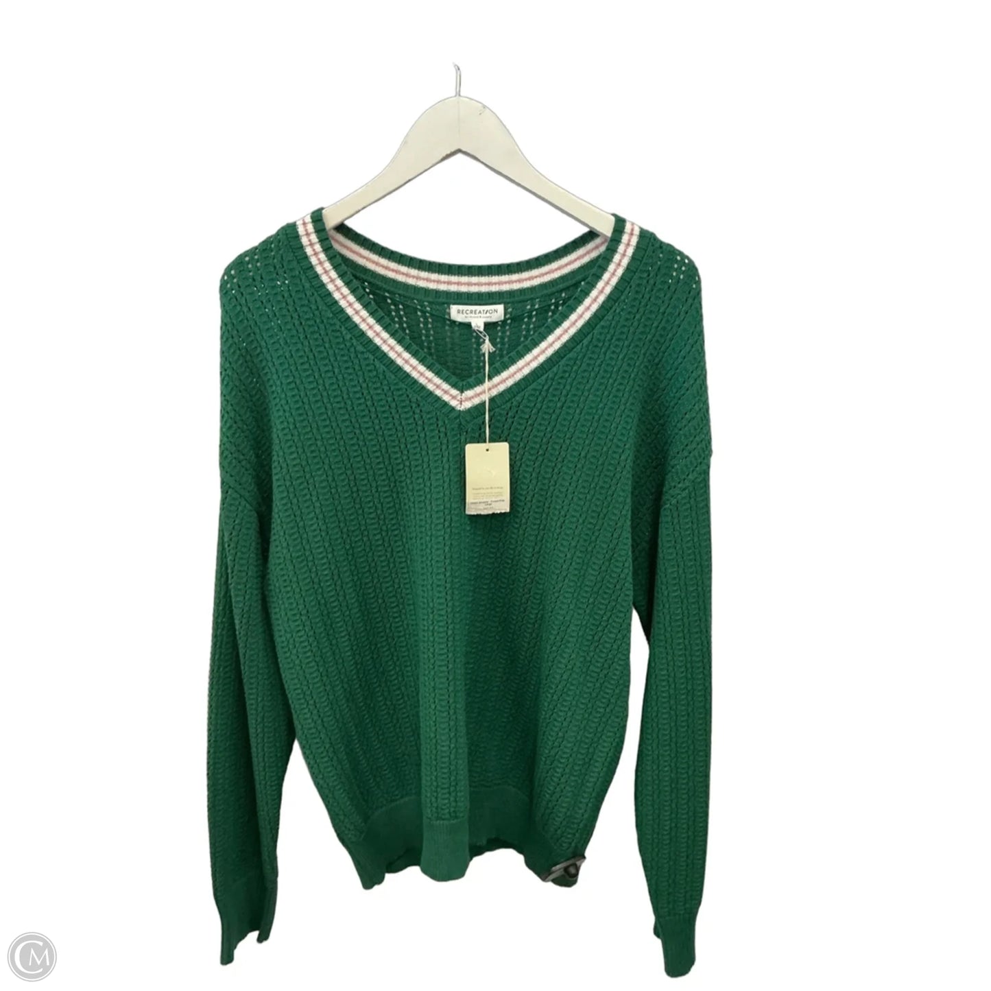 Sweater By Recreations In Green, Size: L