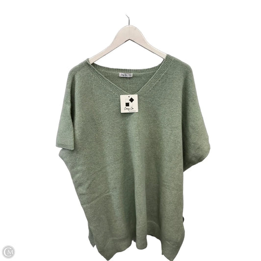 Sweater Short Sleeve By Clothes Mentor In Green, Size: 1x