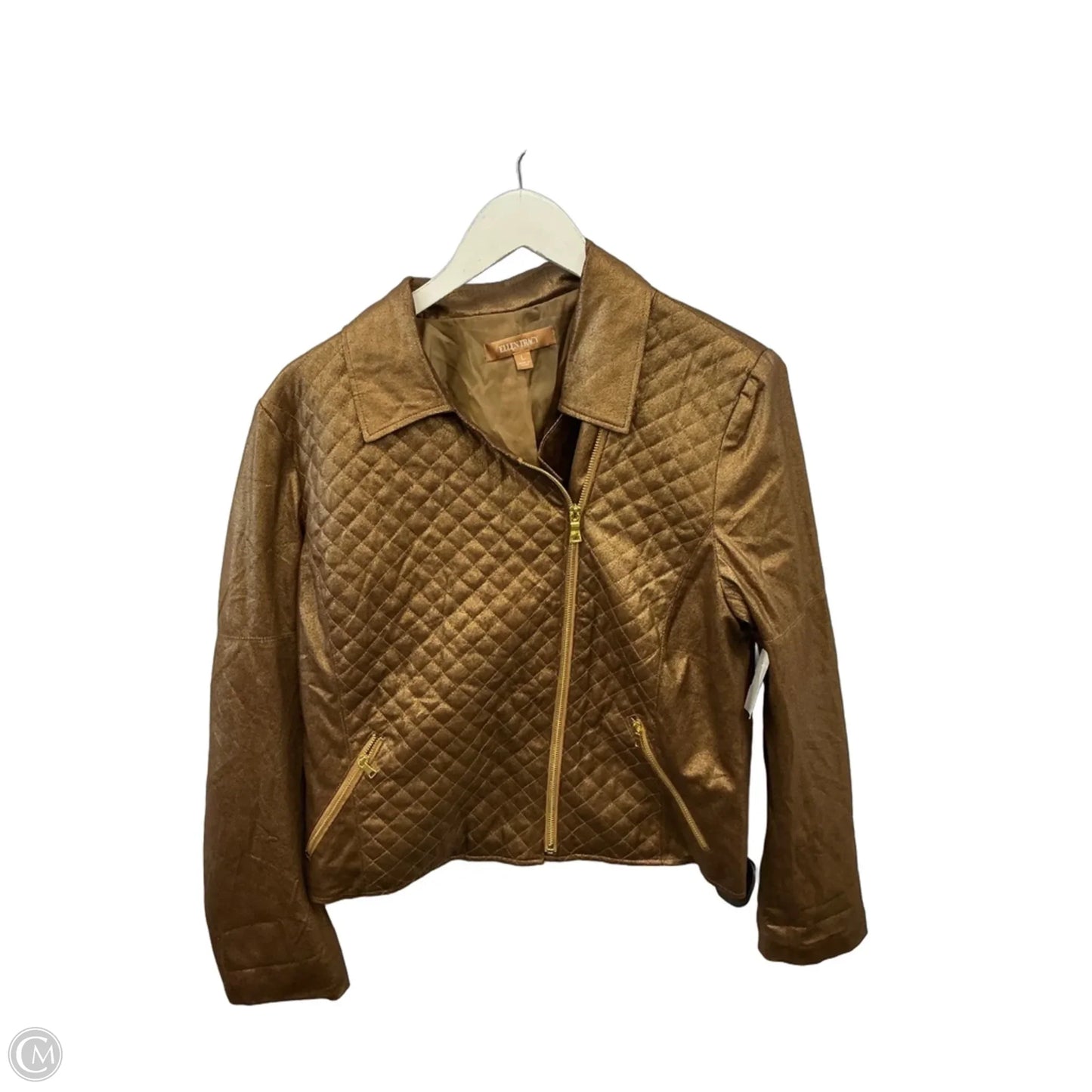 Jacket Other By Ellen Tracy In Bronze, Size: L