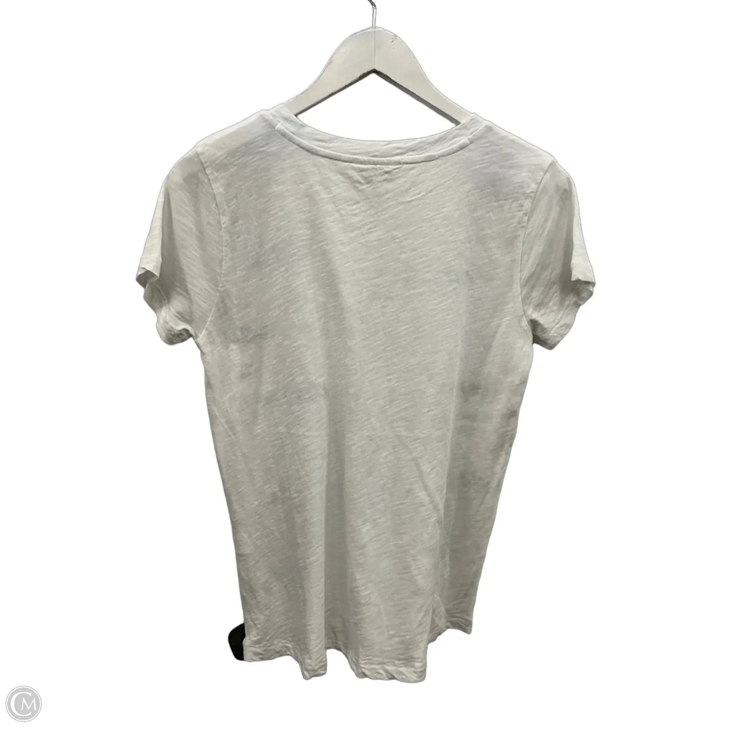 Top Short Sleeve By Lucky Brand In White, Size: S