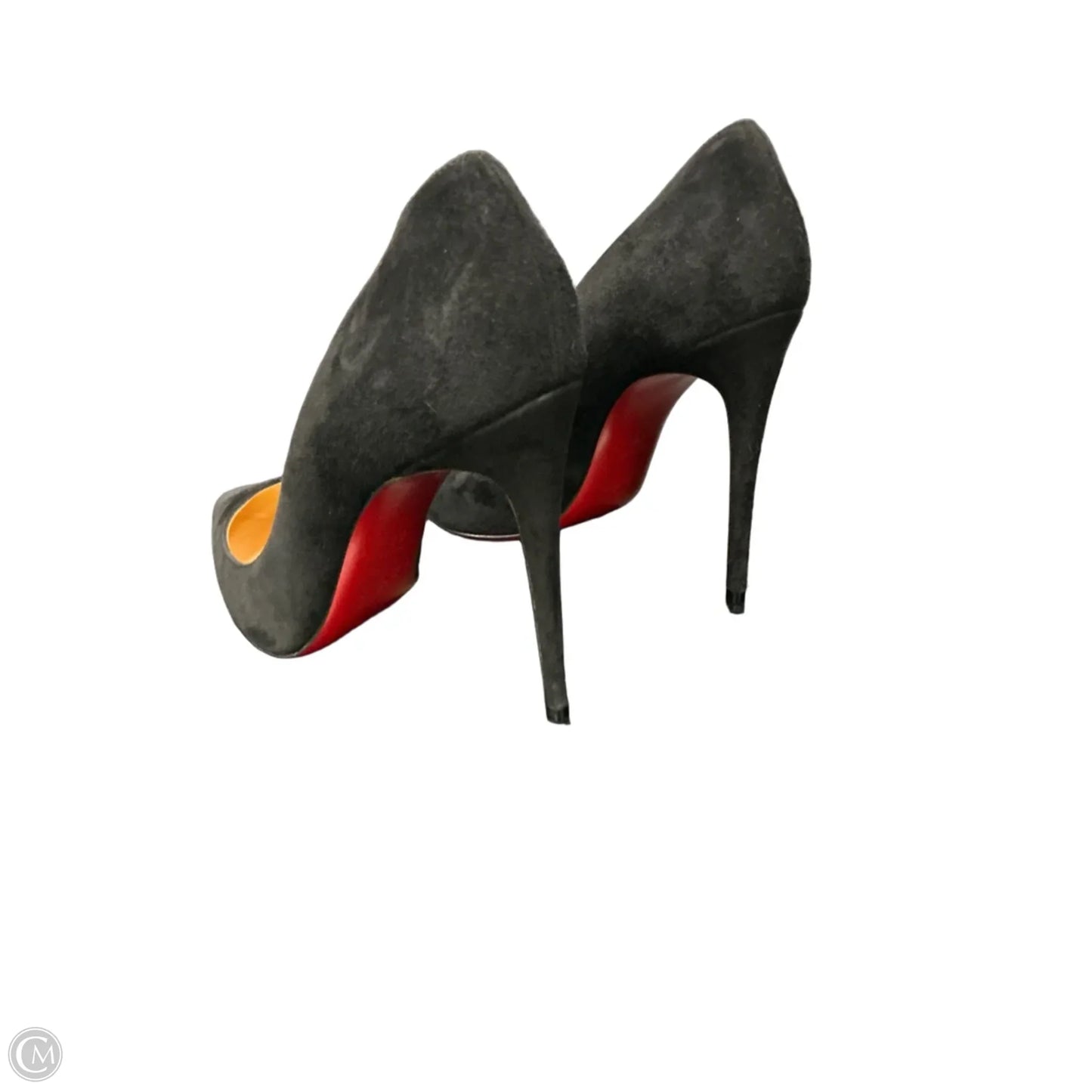Shoes Luxury Designer By Christian Louboutin In Black, Size: 8