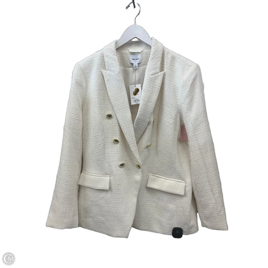 Blazer By Nine West Apparel In Cream, Size: L