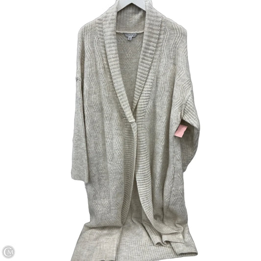 Sweater Cardigan By Ophelia Roe In Cream, Size: 2x