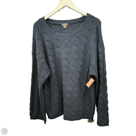 Sweater By Falls Creek In Navy, Size: Xl