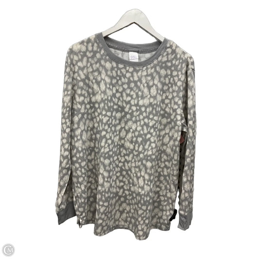 Pajamas 2pc By Stars Above In Grey & White, Size: Xl