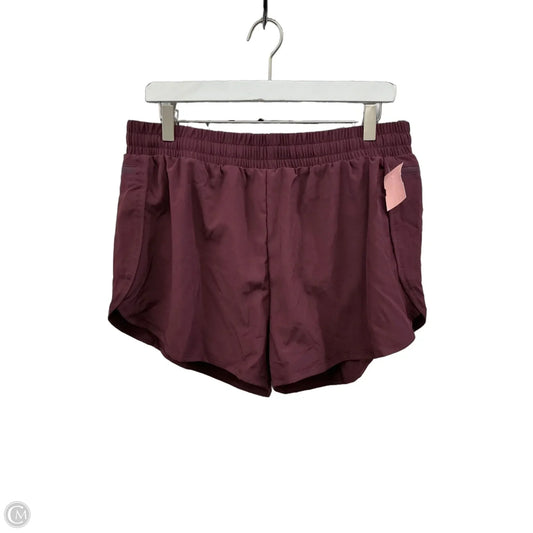 Athletic Shorts By Clothes Mentor In Maroon, Size: L