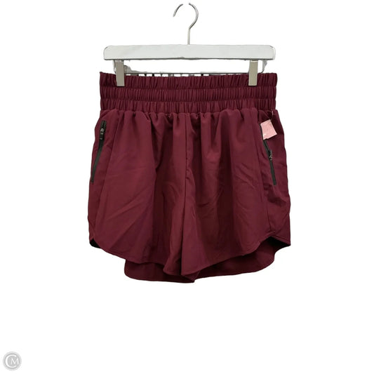 Athletic Shorts By Clothes Mentor In Maroon, Size: L