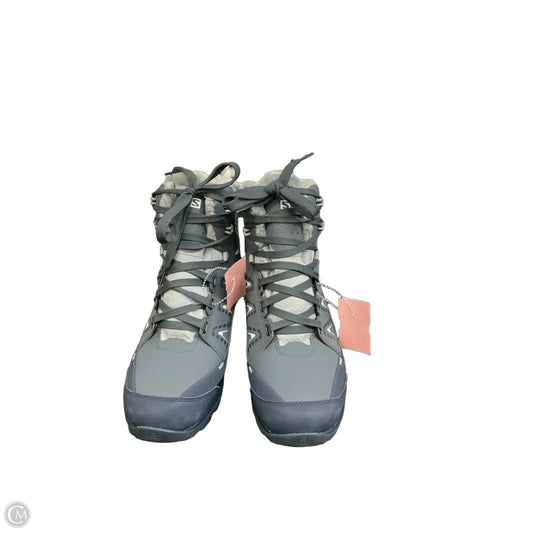 Boots Hiking By Clothes Mentor In Grey, Size: 8.5