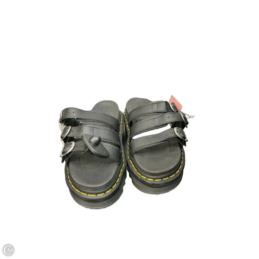 Sandals Designer By Dr Martens In Black, Size: 6