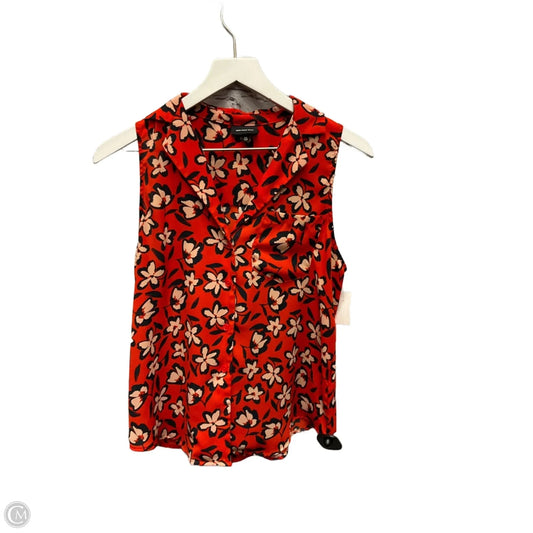 Top Short Sleeve By Who What Wear In Red, Size: Xs
