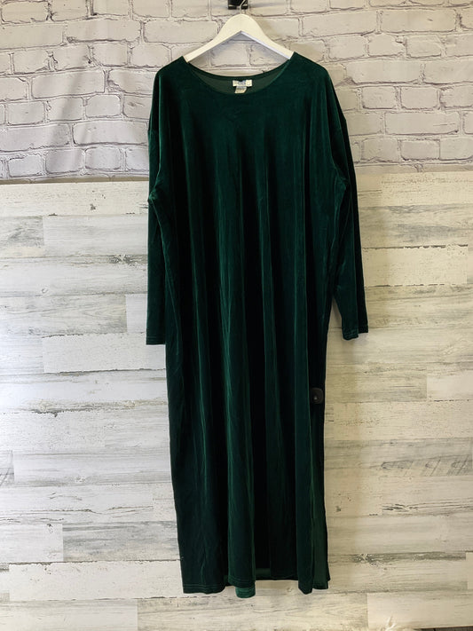 Dress Party Long By Clothes Mentor In Green, Size: 4x