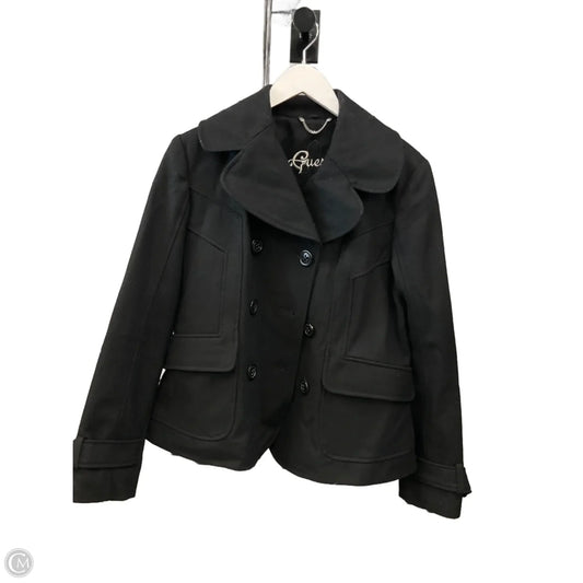 Coat Peacoat By Guess In Black, Size: L