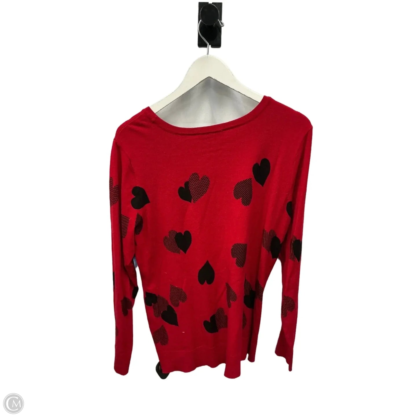 Sweater By Christopher And Banks In Red, Size: L