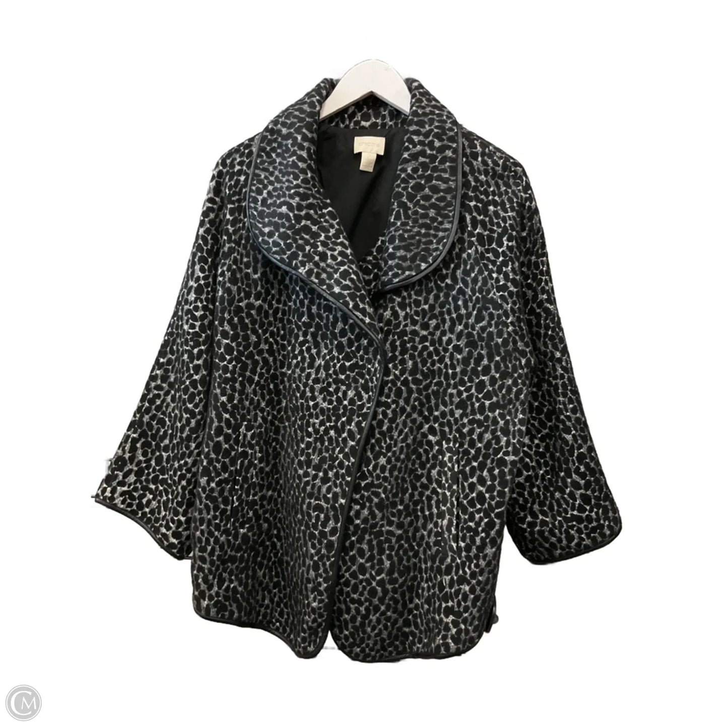 Jacket Other By Chicos In Animal Print, Size: L