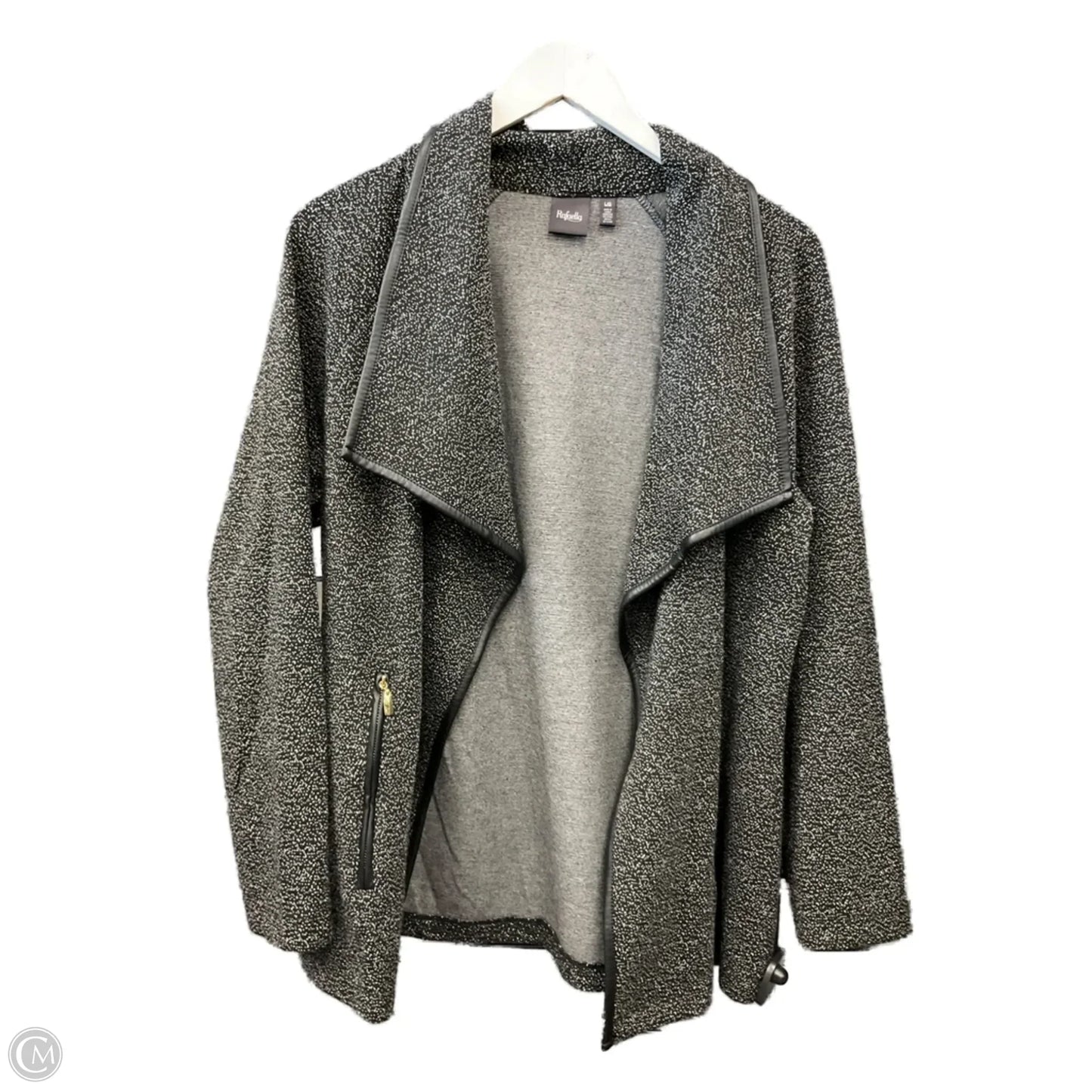 Cardigan By Rafaella In Black, Size: L