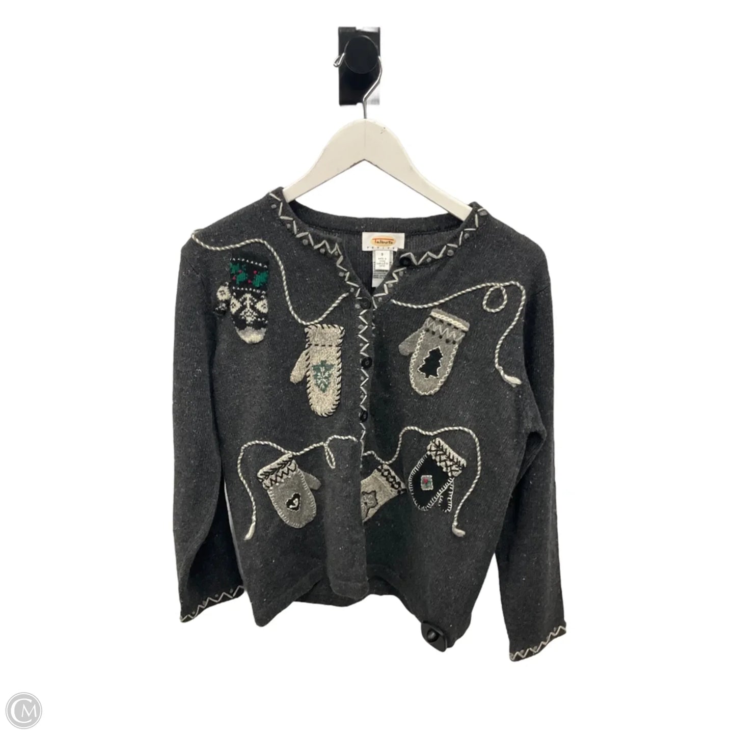 Cardigan By Talbots In Grey, Size: S