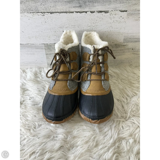 Boots Ankle Flats By Sorel In Grey, Size: 8