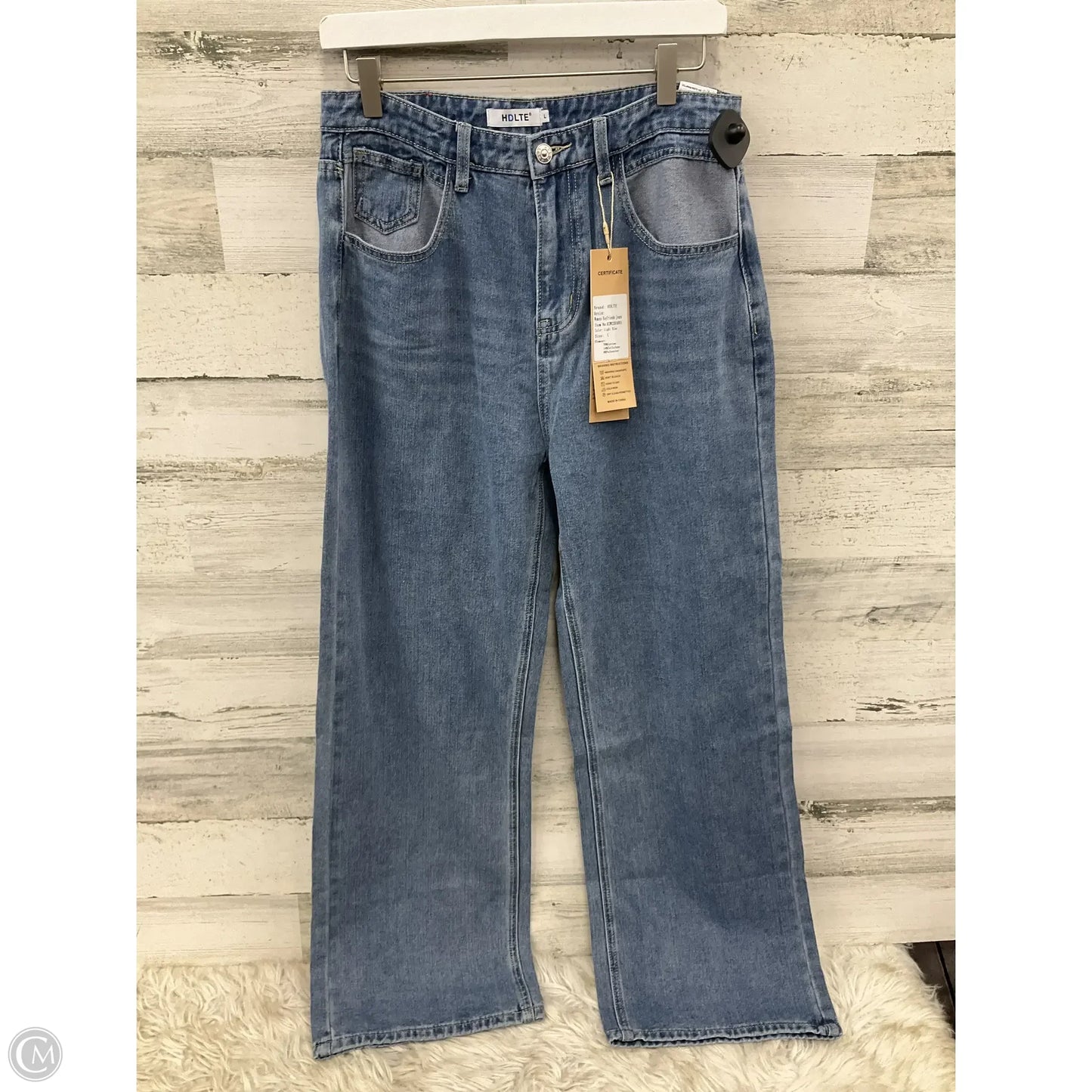 Jeans Wide Leg By Clothes Mentor In Blue Denim, Size: 14