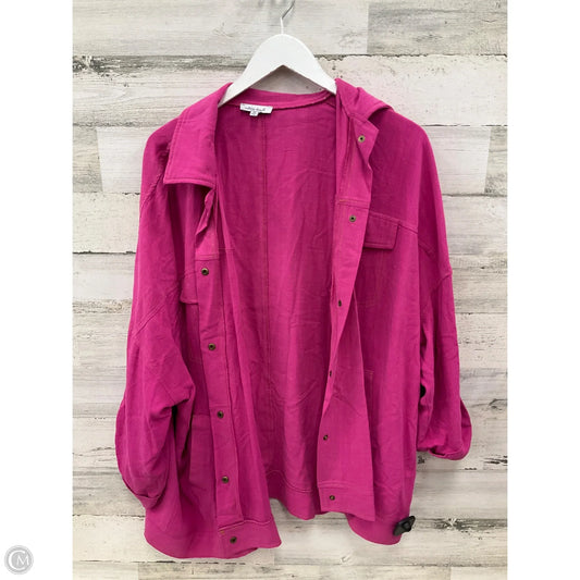 Jacket Other By White Birch In Pink, Size: 3x