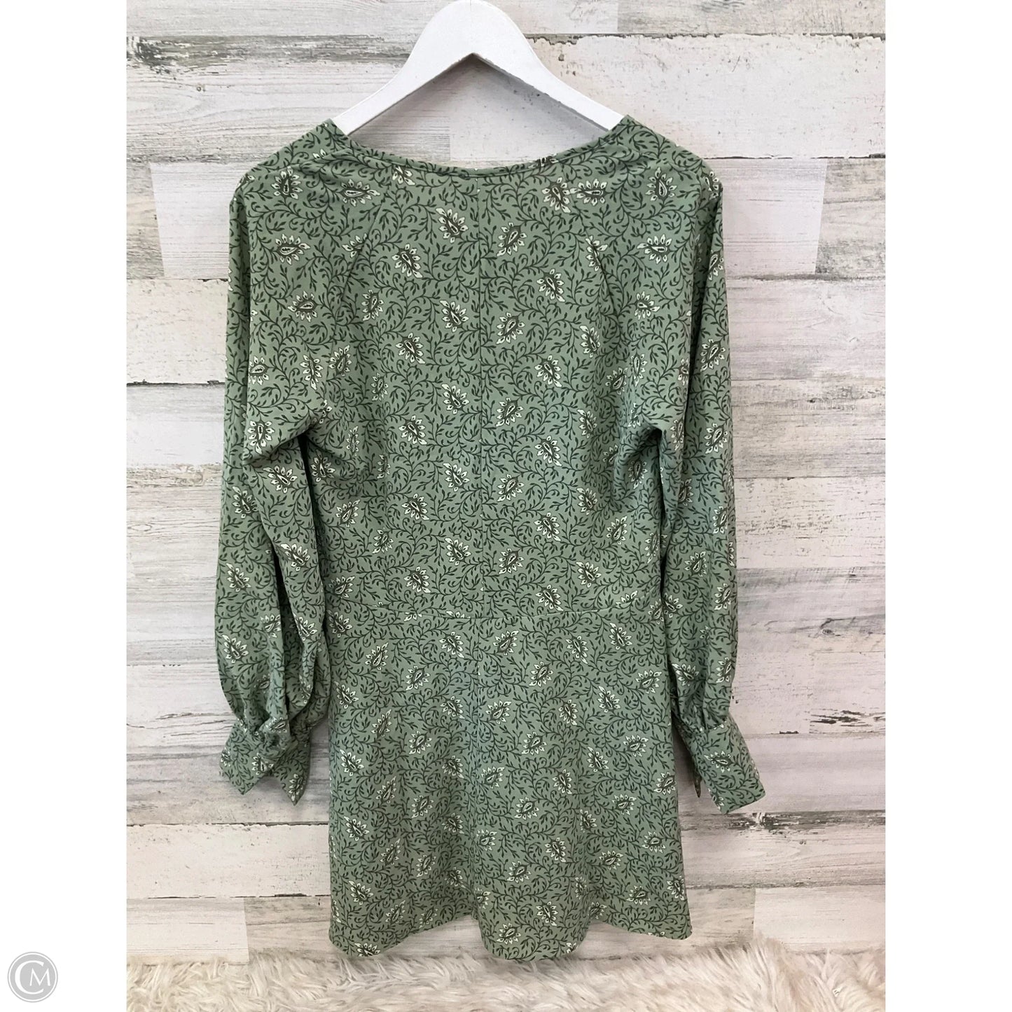 Dress Casual Short By H&m In Green, Size: S