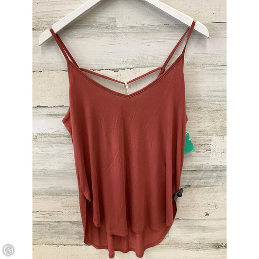 Top Sleeveless By Z Supply In Orange, Size: L