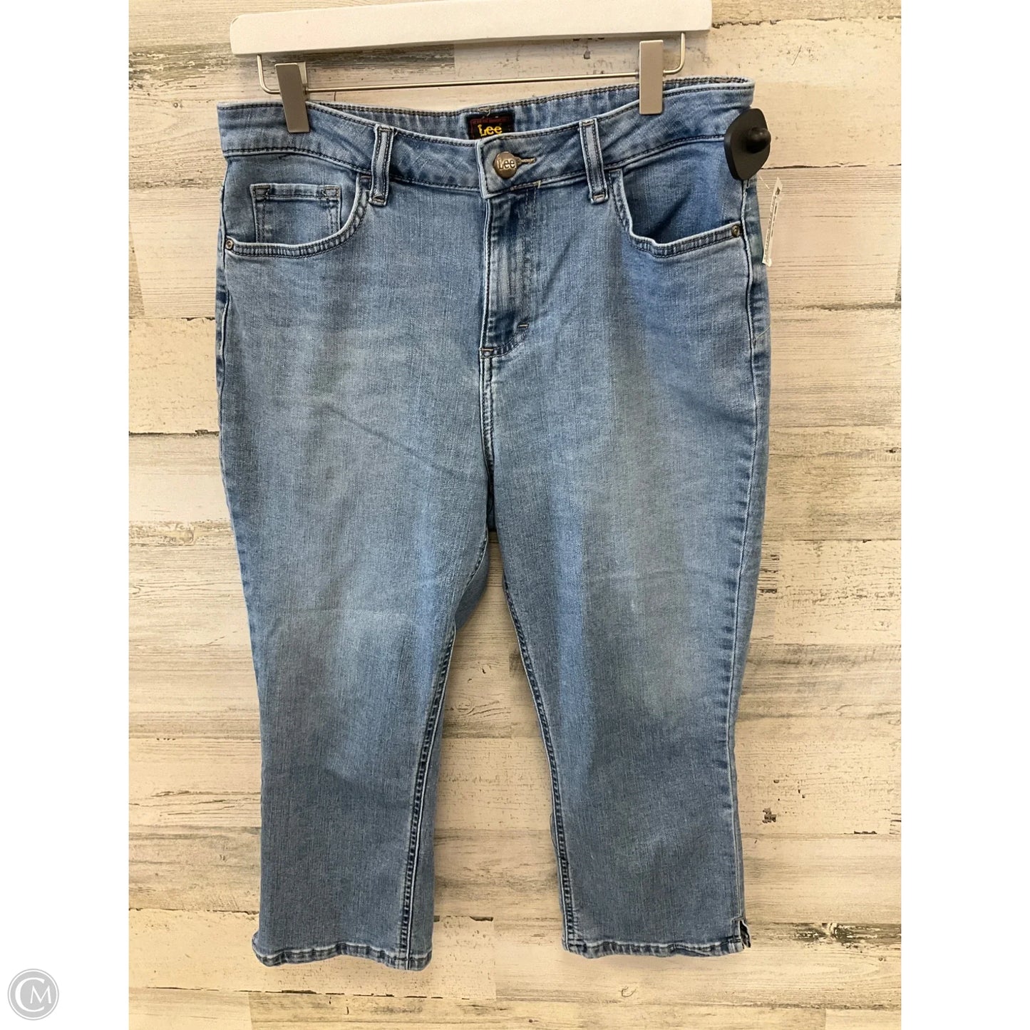 Jeans Flared By Lee In Blue, Size: 12