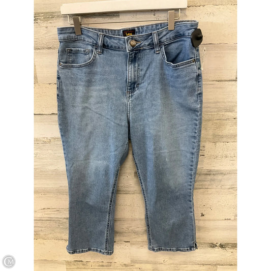 Jeans Flared By Lee In Blue, Size: 12
