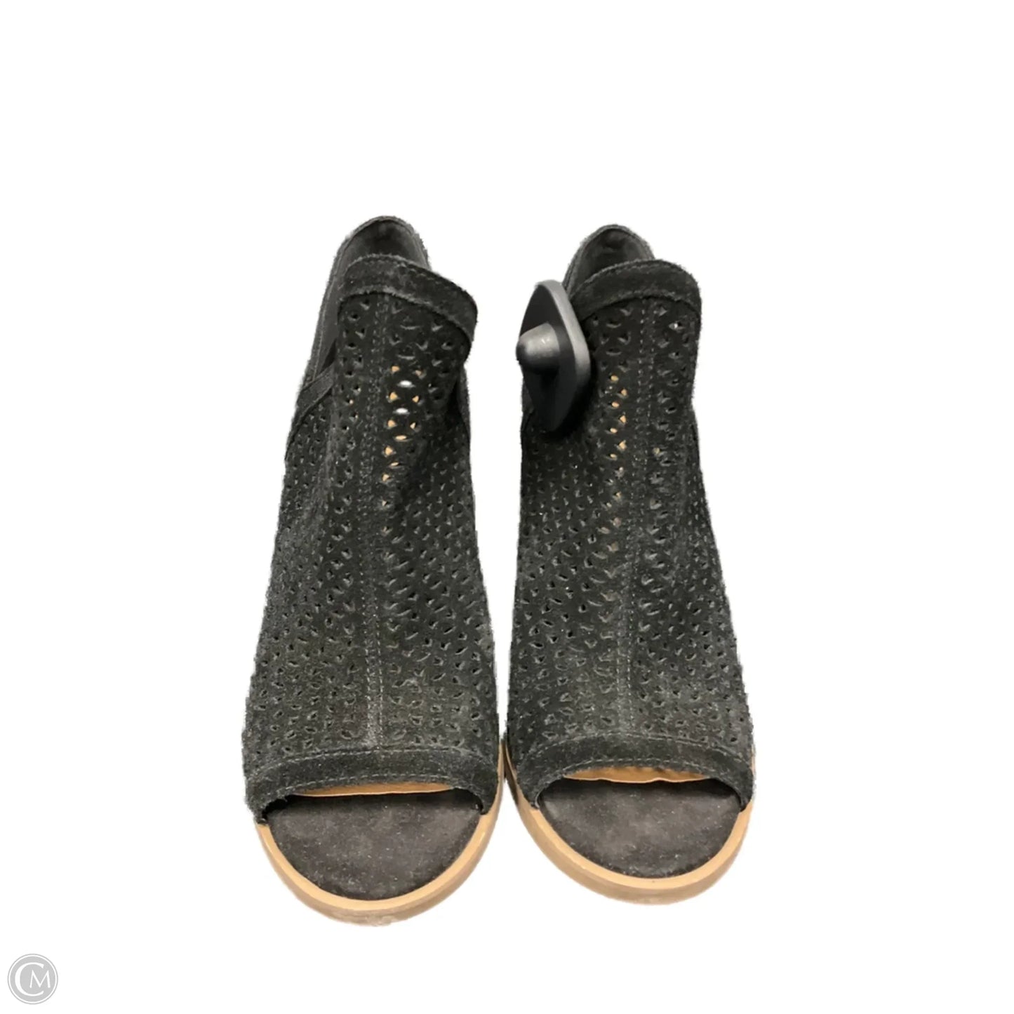 Sandals Heels Block By Lucky Brand In Black, Size: 6.5