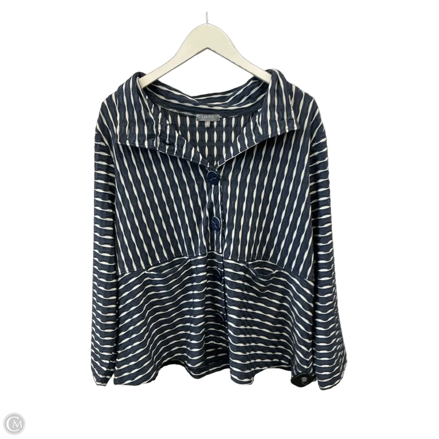Cardigan By Habitat In Blue, Size: Xxl