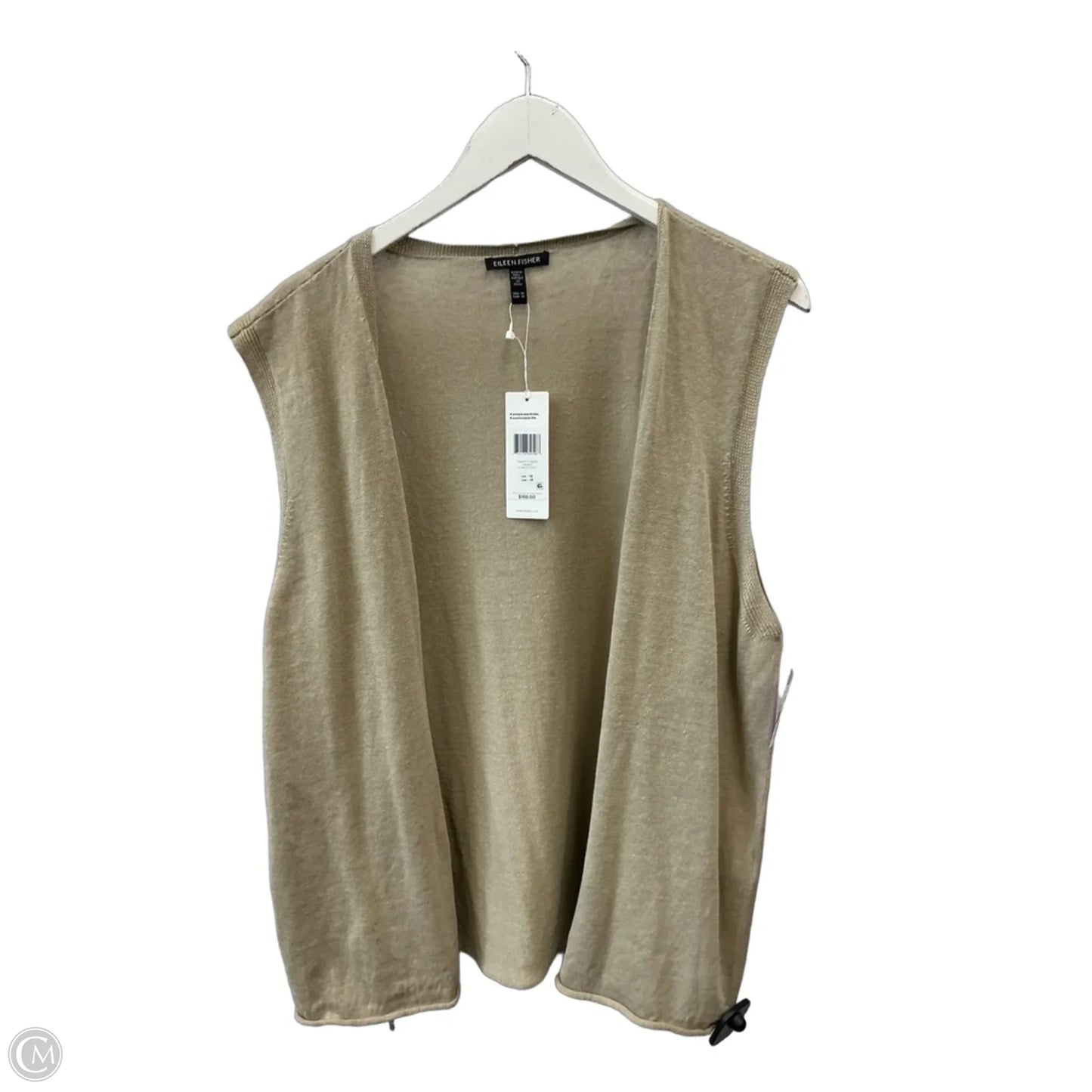Vest Other By Eileen Fisher In Beige, Size: 1x