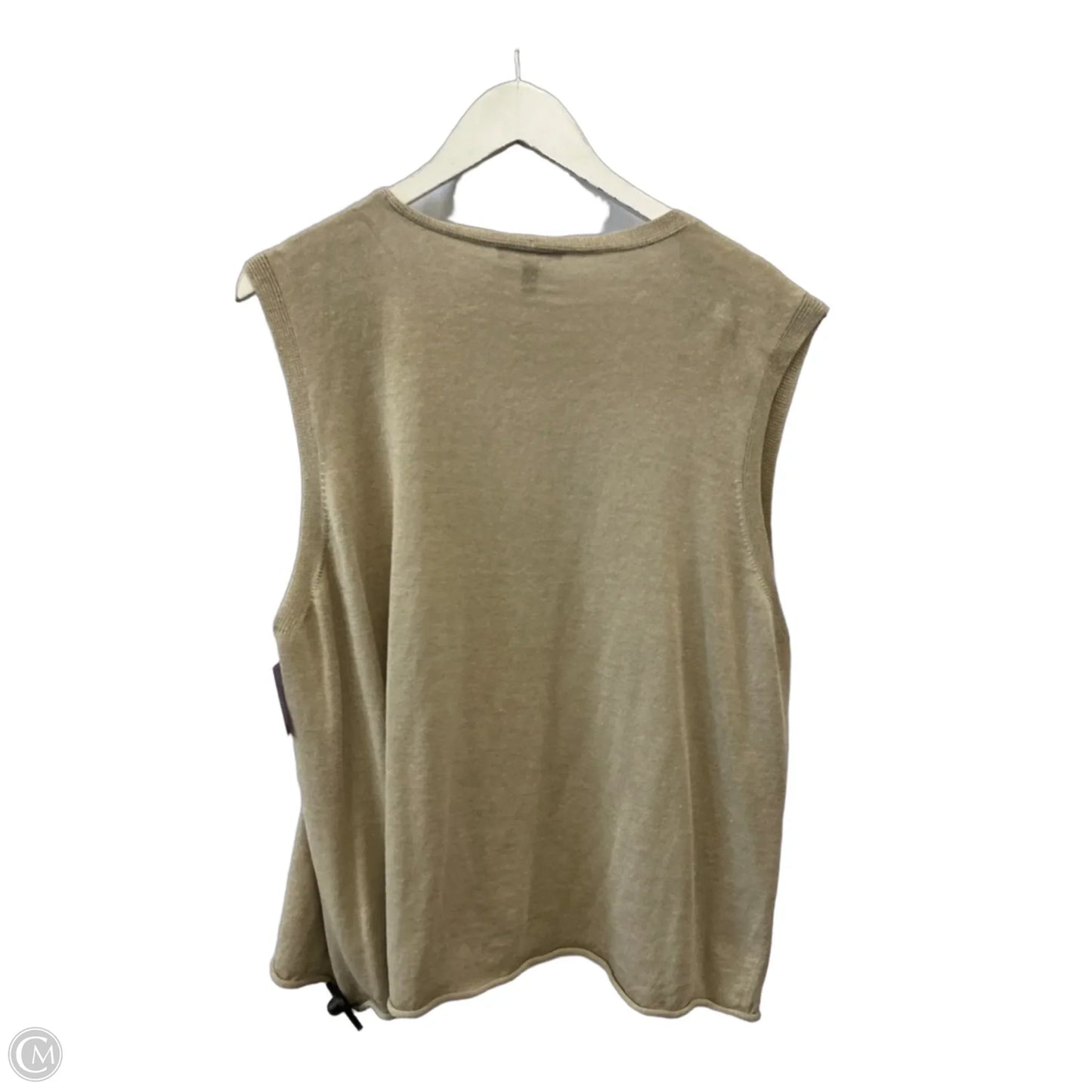 Vest Other By Eileen Fisher In Beige, Size: 1x