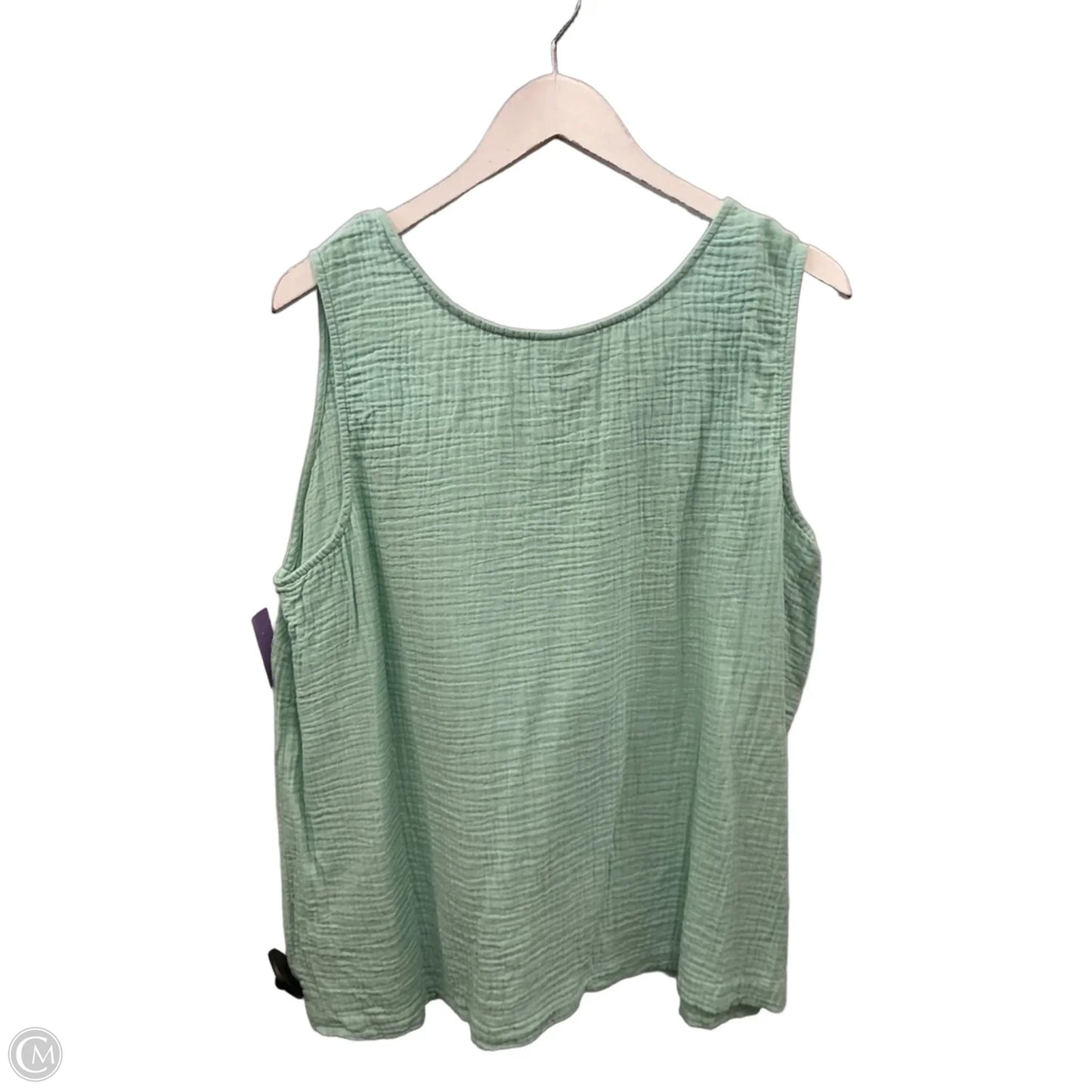 Top Sleeveless By J. Jill In Green, Size: 2x