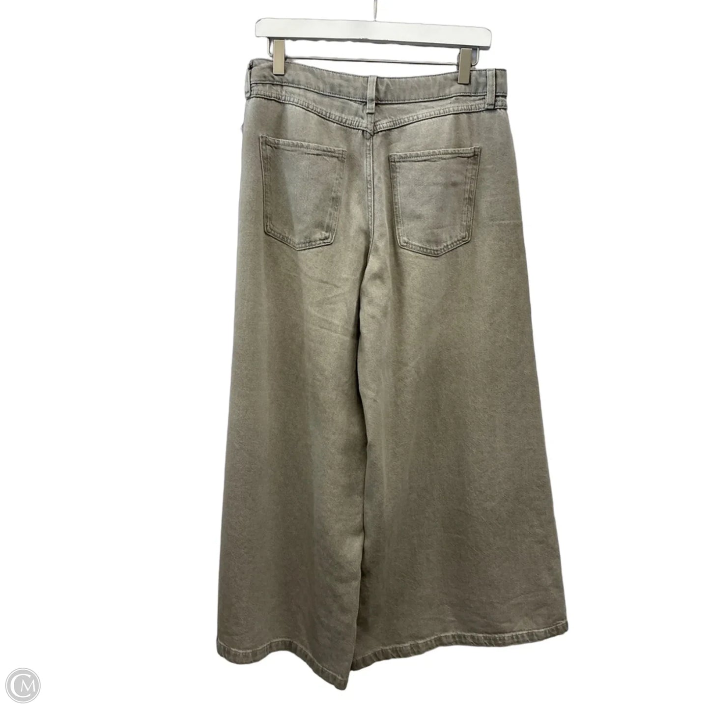Jeans Cropped By Clothes Mentor In Grey, Size: 12