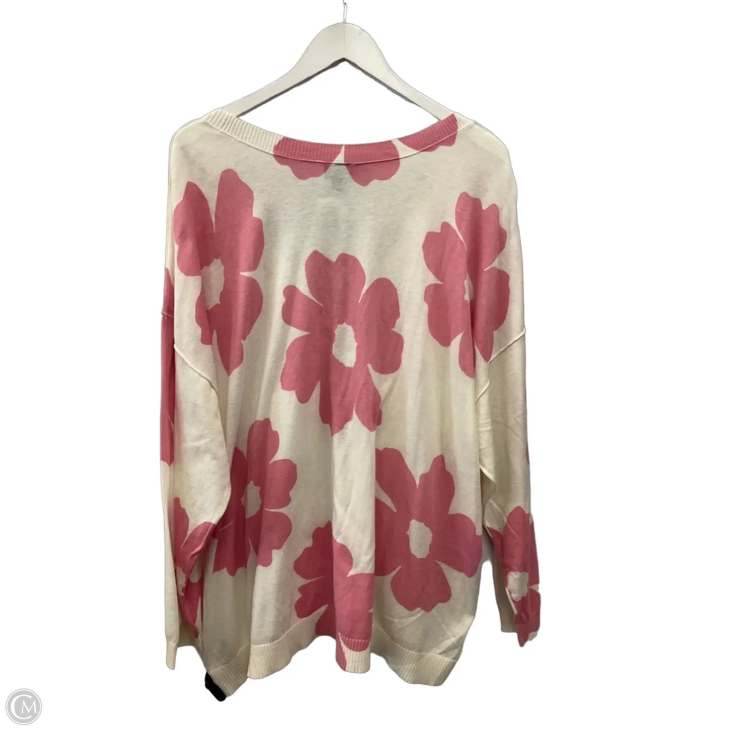 Sweater By Torrid In White, Size: 2x