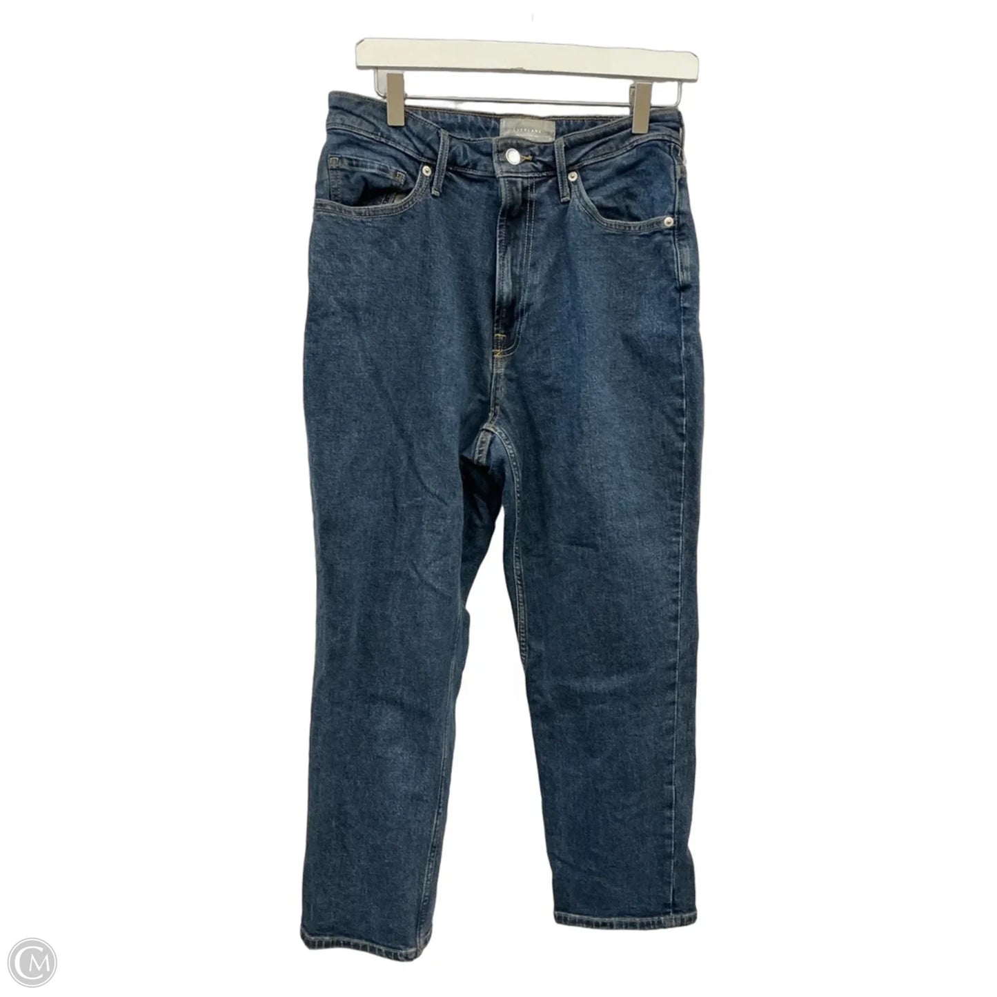 Jeans Straight By Everlane In Blue Denim, Size: 8