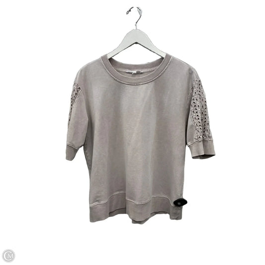 Top Short Sleeve By Jane And Delancey In Purple, Size: L