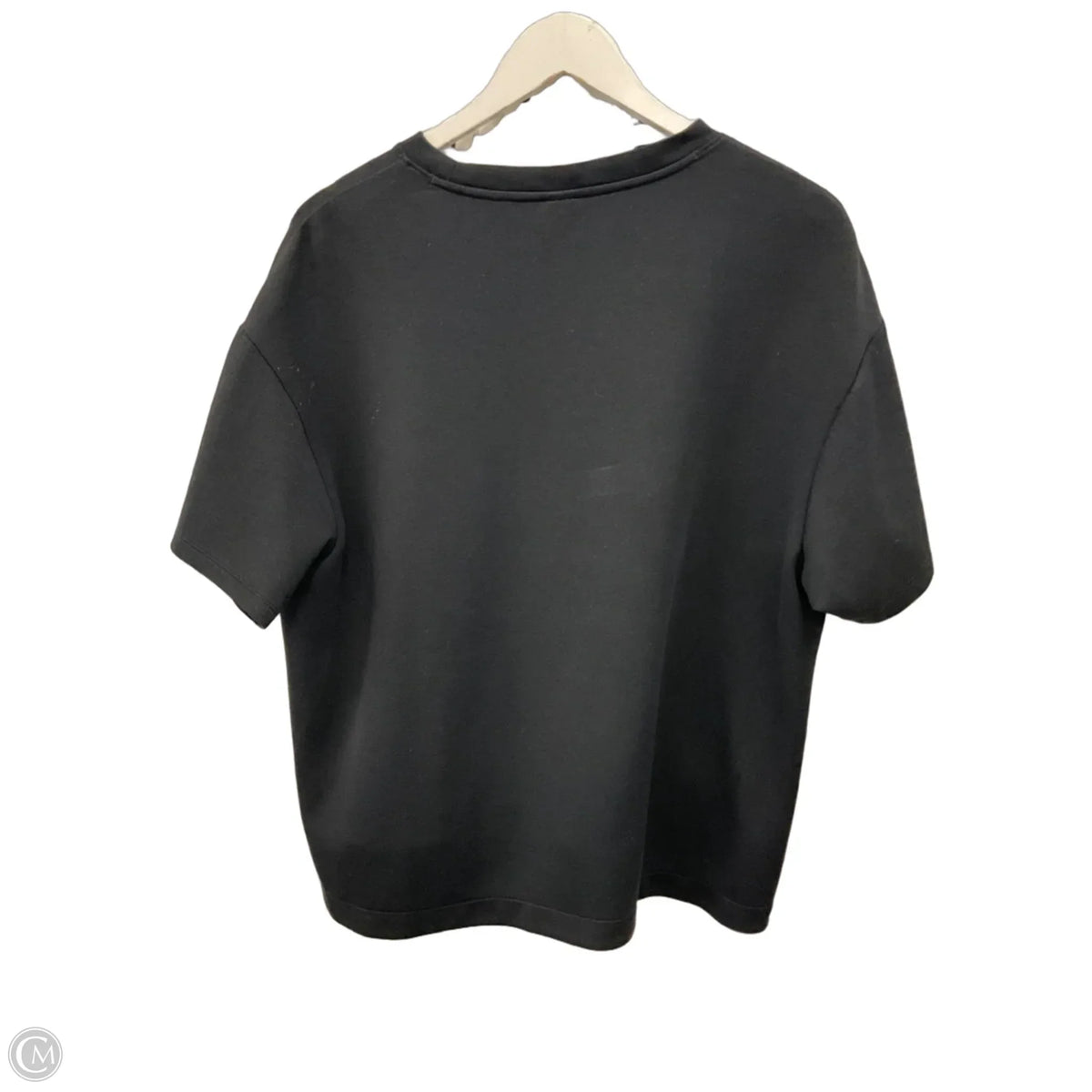 Top Short Sleeve Basic By Members Mark In Black, Size: L