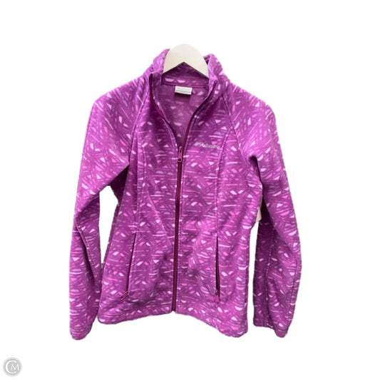 Jacket Fleece By Columbia In Purple, Size: Xs